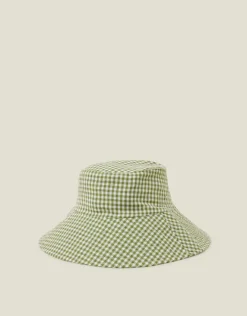 Accessorize Gingham Bucket Hat