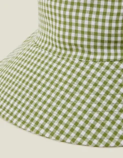 Accessorize Gingham Bucket Hat