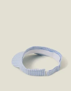 Accessorize Gingham Sun Visor