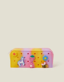 Accessorize Girls Badge Charm Pencil Case