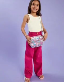 Accessorize Girls Beach Print Confetti Cross-Body Bag