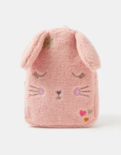 Accessorize Girls Borg Bunny Backpack