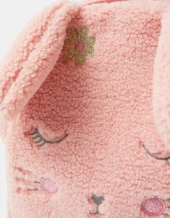 Accessorize Girls Borg Bunny Backpack