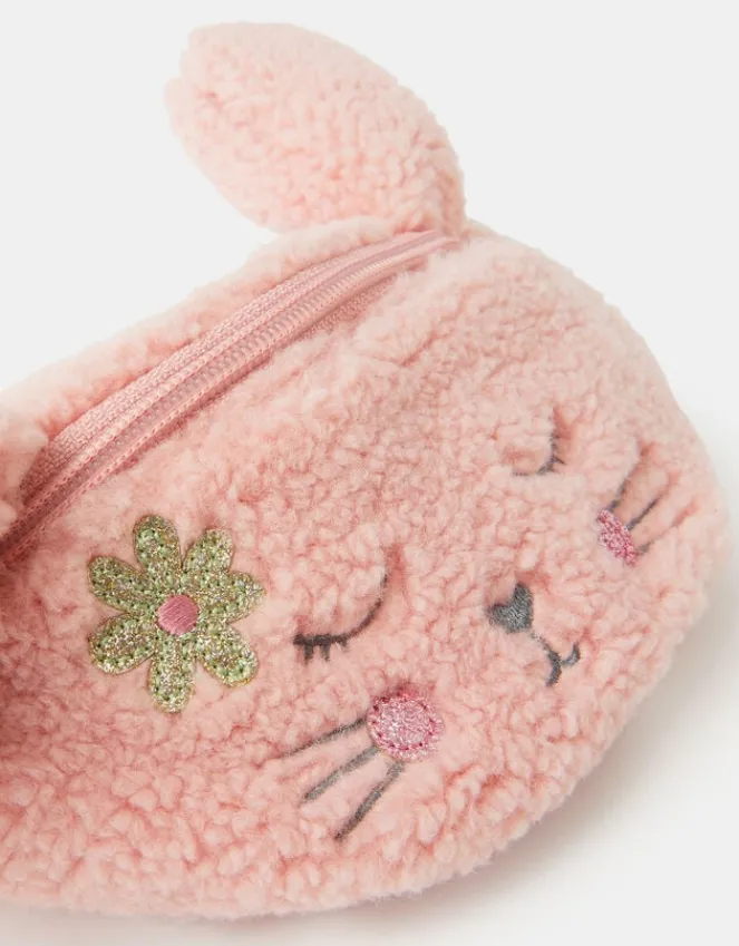 Accessorize Girls Borg Bunny Belt Bag
