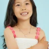 Accessorize Girls Butterfly Charm Necklace and Bracelet Set