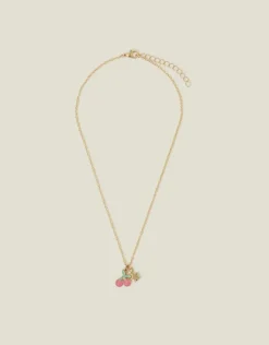 Accessorize Girls Cherry Pendant Necklace