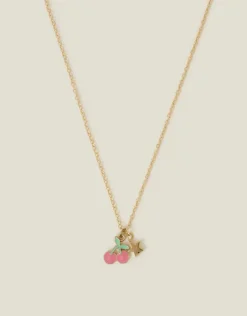 Accessorize Girls Cherry Pendant Necklace