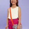 Accessorize Girls Colourful Leopard Print Cross-Body Bag