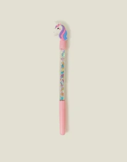 Accessorize Girls Confetti Unicorn Topper Pen