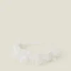 Accessorize Girls Corsage Flower Crown Headband Ivory