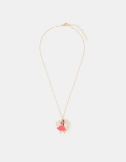 Accessorize Girls Fairy Heart Locket Necklace