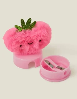 Accessorize Girls Faux Fur Strawberry Pencil Sharpener