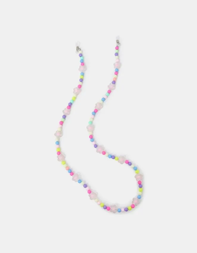 Accessorize Girls Flower Beaded Sunglasses Chain