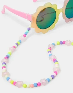 Accessorize Girls Flower Beaded Sunglasses Chain