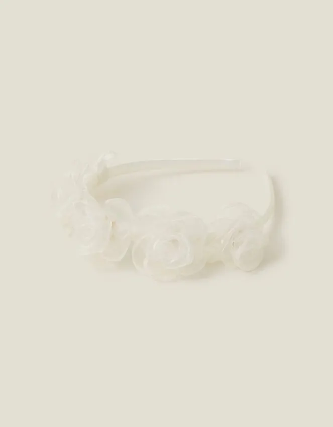 Accessorize Girls Flower Crown Headband