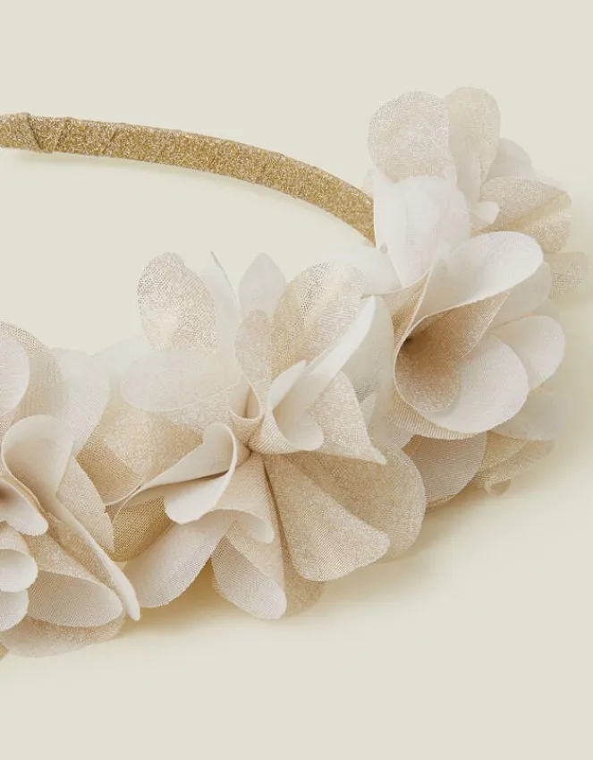 Accessorize Girls Flower Crown Headband