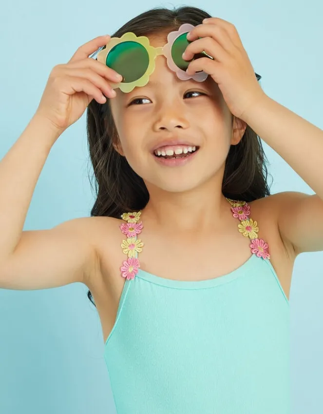 Accessorize Girls Flower Ombre Sunglasses