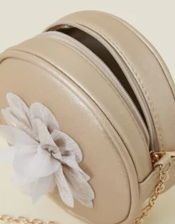 Accessorize Girls Flower Round Bag and Hair Set