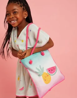 Accessorize Girls Fruit Print Shopper Bag