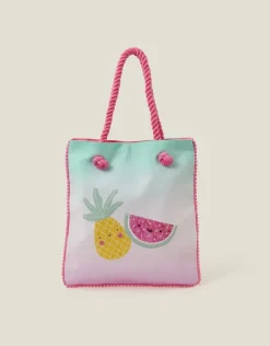 Accessorize Girls Fruit Print Shopper Bag