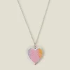 Accessorize Girls Glitter Heart Locket Necklace
