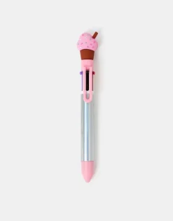 Accessorize Girls Ice Cream 6-Colour Pen