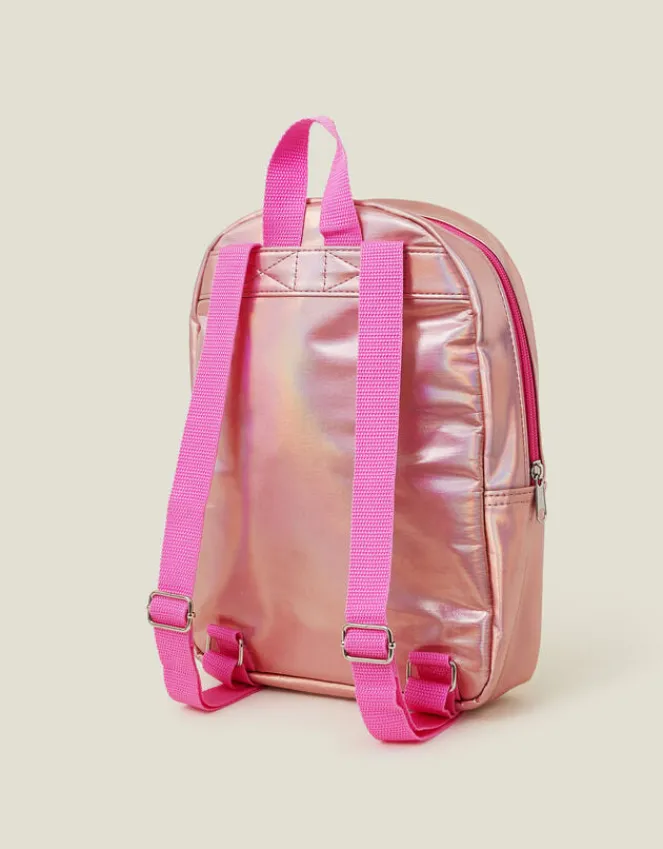 Accessorize Girls Ice Cream Pocket Metallic Backpack