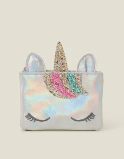 Accessorize Girls Iridescent Unicorn Purse