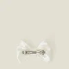 Accessorize Girls Large Pearl Bow Barrette Hair Clip