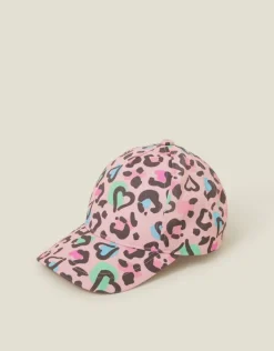 Accessorize Girls Leopard Print Baseball Cap Multi