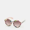 Accessorize Girls Leopard Print Round Sunglasses