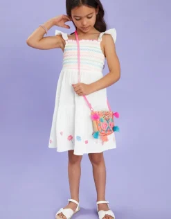 Accessorize Girls Mirror & Tassel Embellished Bag