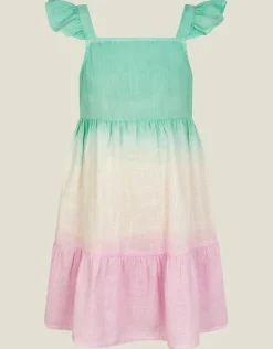 Accessorize Girls Ombre Tiered Sun Dress Multi
