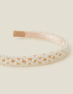 Accessorize Girls Pearl Headband