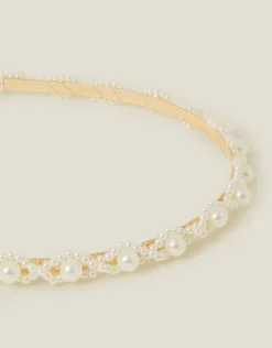 Accessorize Girls Pearl Headband