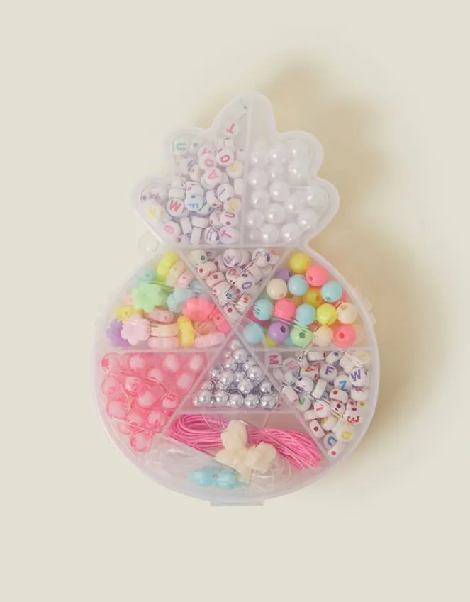 Accessorize Girls Pineapple Make-Your-Own Bead Jewellery Set