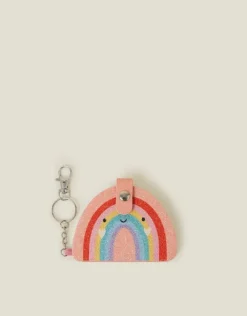 Accessorize Girls Rainbow Keychain Notebook