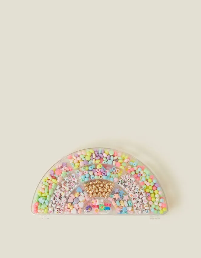 Accessorize Girls Rainbow Make-Your-Own Bead Jewellery Set