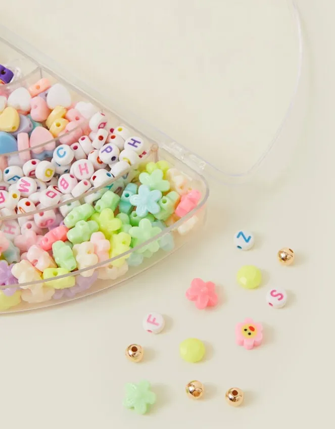Accessorize Girls Rainbow Make-Your-Own Bead Jewellery Set