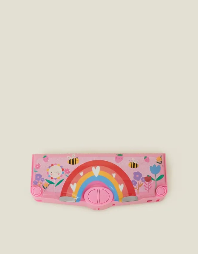 Accessorize Girls Rainbow Pop-Out Pencil Case