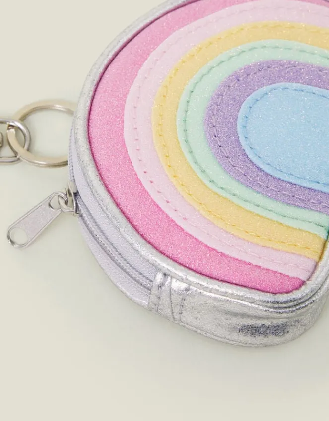 Accessorize Girls Rainbow Purse Bag Charm