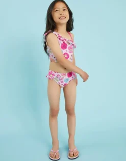 Accessorize Girls Retro Bloom Bikini Set Multi