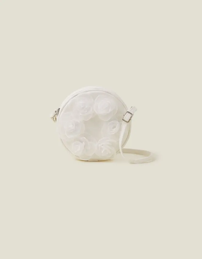 Accessorize Girls Round Flower Bag
