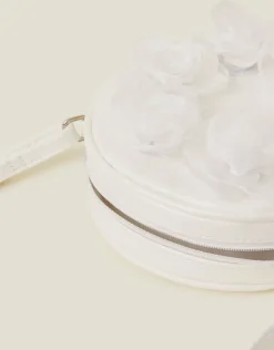 Accessorize Girls Round Flower Bag