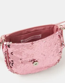 Accessorize Girls Sequin Butterfly Crossbody Bag