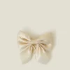 Accessorize Girls Shimmer Bow Barrette Hair Clip