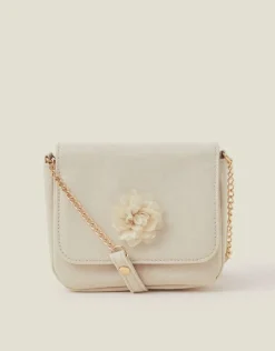 Accessorize Girls Square Glitter Corsage Flower Bag