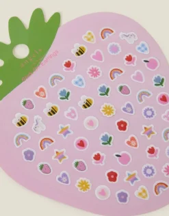 Accessorize Girls Strawberry Stick-On Earrings