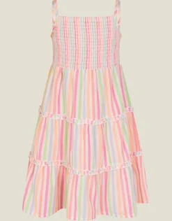 Accessorize Girls Stripe Sun Dress Multi