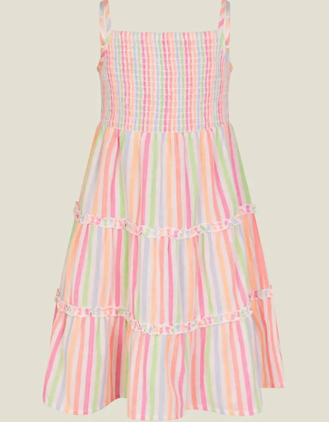 Accessorize Girls Stripe Sun Dress Multi